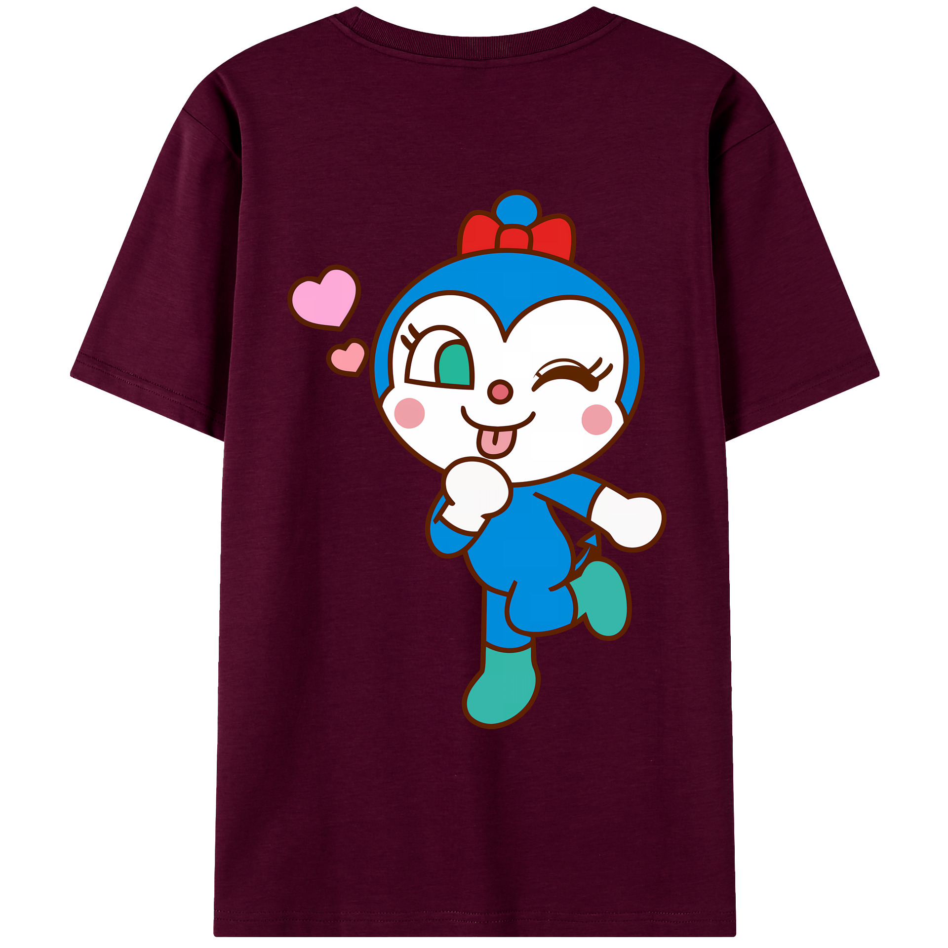 （画像用） アンパンマン Anpanman レディース半袖Tシャツ(バックプリント)